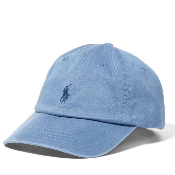 Polo Ralph Lauren Other - Polo Ralph Lauren Cotton Chino Baseball Hat Carson Blue NWT